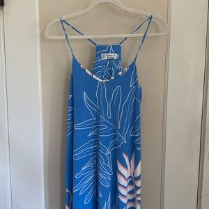 Fighting eel maxi dress with built in bra